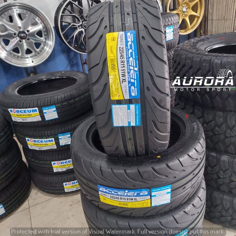 Ban mobil 225 45 R15 acelera 651 sport ban semi slick R15 terlaris