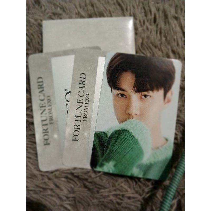 

PHOTOCARD SEHUN EXO OFFICIAL FORTUNE CARD EXO CLOCK 2023