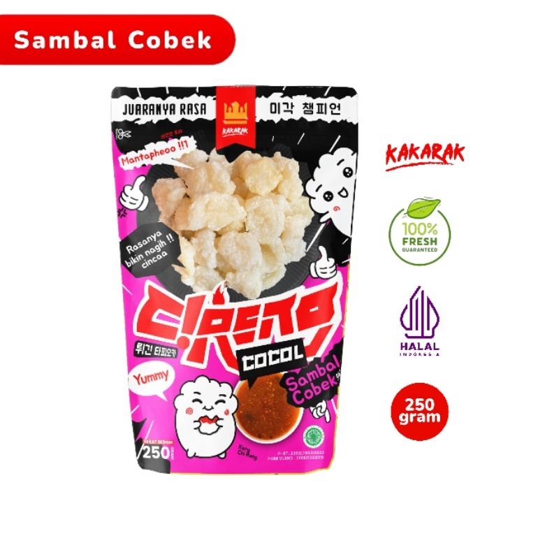 

KAKARAK - Cireng Cocol Sambal Cobek 250gr