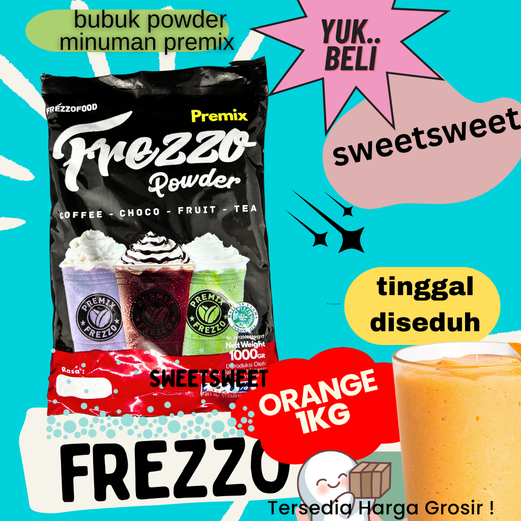 

Sweetsweet Powder Drink Varian Buah | Bubuk Minuman Kekinian Aneka Rasa | Premium Powder Drink 1 Kg