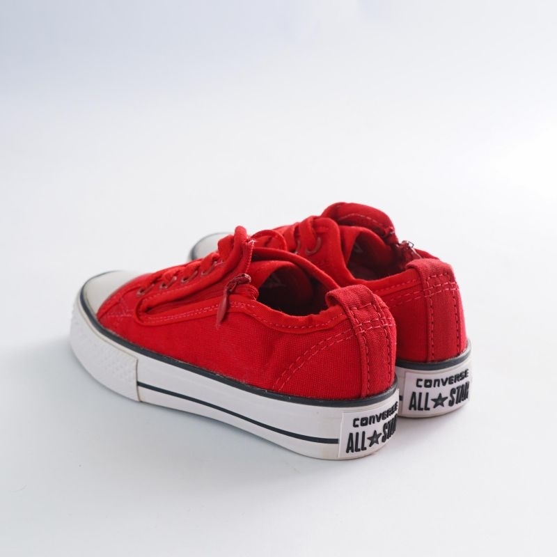 Sepatu Anak Laki-laki dan Perempuan Murah CONVERSE LOW Merah CN-01