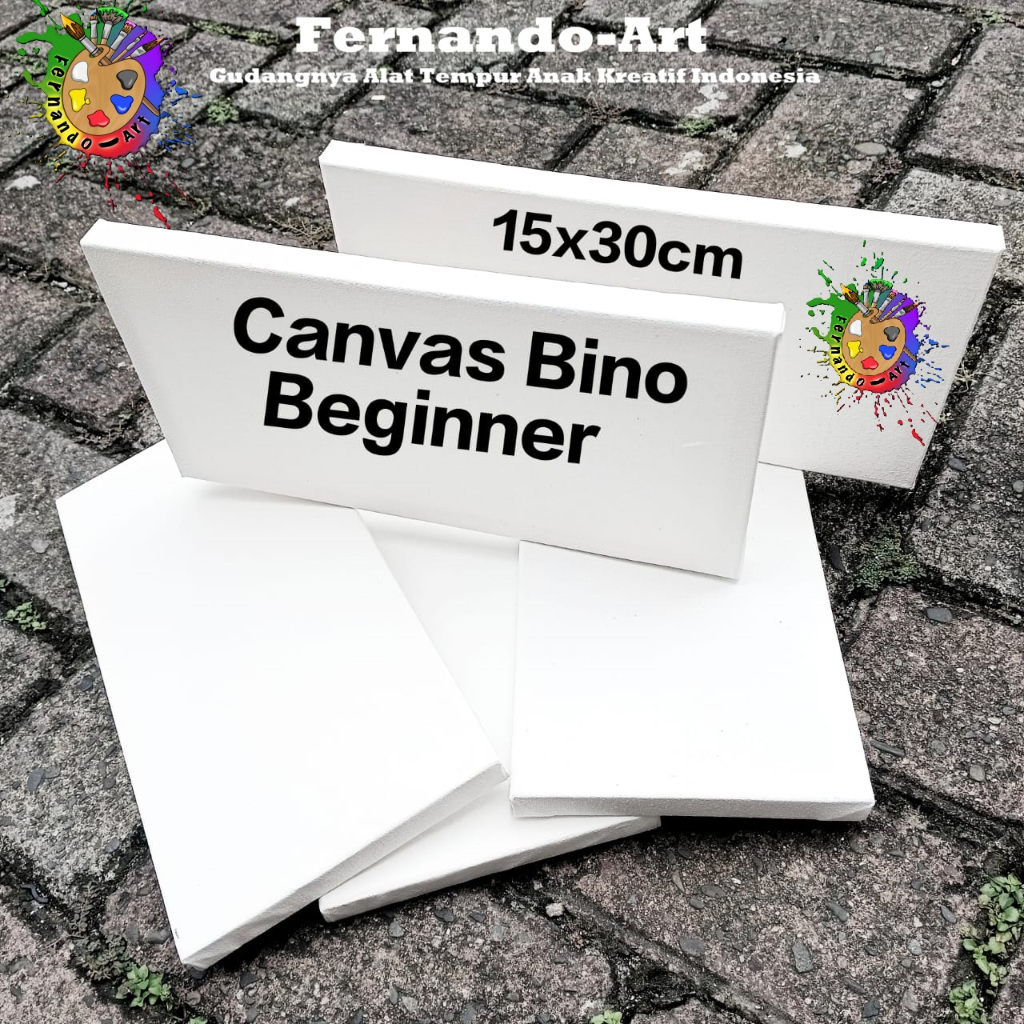 

Canvas Bino For Beginner 15x30cm / Kanvas Lukis Untuk Pemula Bino 15x30cm