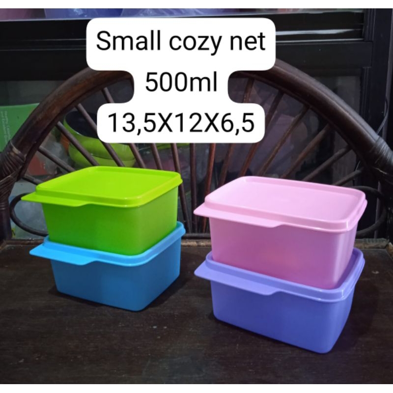 Kotak kecil 500ml,small cozy net tupperware(1pcs)
