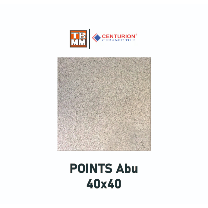 Keramik lantai untuk carport / teras / garasi 40x40 Centurion Point