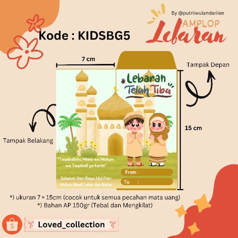 

(30PCS) (10PCS) AMPLOP LEBARAN UNIK / AMPLOP LEBARAN 2025