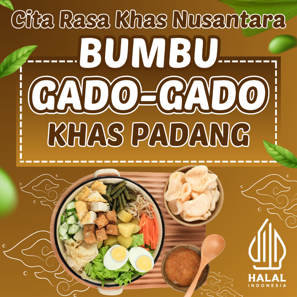 

Bumbu Gado-Gado khas Padang: Bumbu Kacang Pedas Nikmat dengan Kelezatan Rempah Lokal