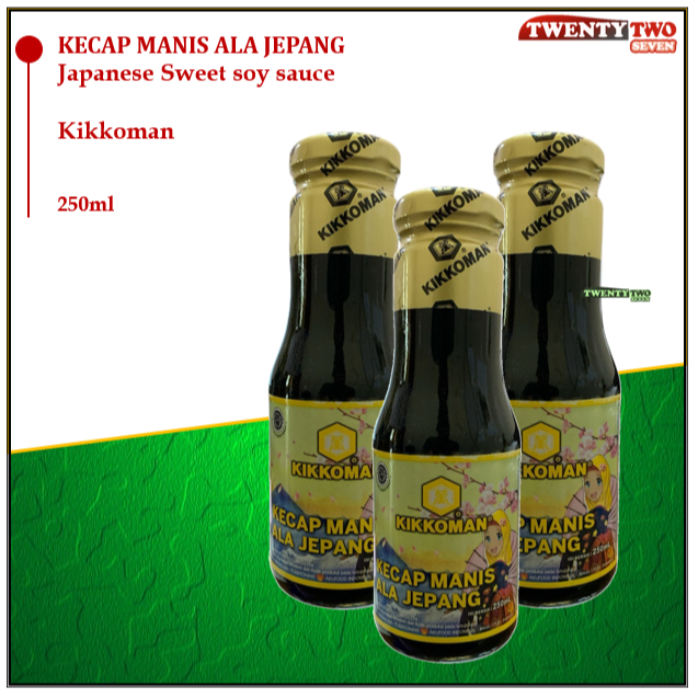 

Kikkoman Kecap Manis khas Jepang Japanese Sweet Soy Sauce 250ml