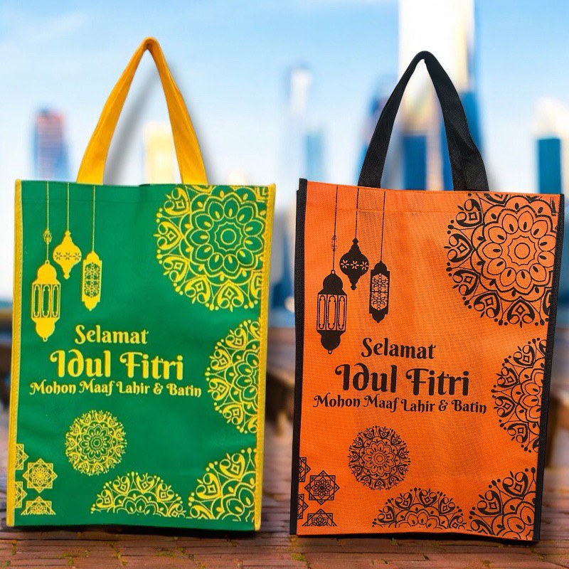 

Goodie Bag Idul Fitri Lebaran Tas Spunbond Lebaran Idul Fitri Tas Hari Raya Idul Fitri Lebaran 35x25x8 Berkah Ramadhan