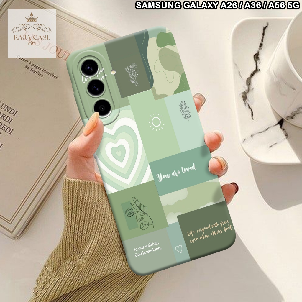 Softcase Samsung A26 / A36 / A56 5G - Rajacase - Case Samsung A26 / A36 / A56 5G - Motif Case Aesthe