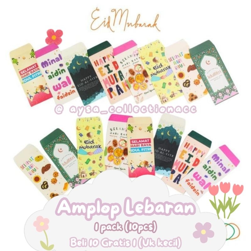 

[COD] ♡ READY Amplop Lebaran / Angpao Lebaran Idul Fitri 2025 Panjang Terbaru ♡ (Isi 10 pcs) Termurah !!!