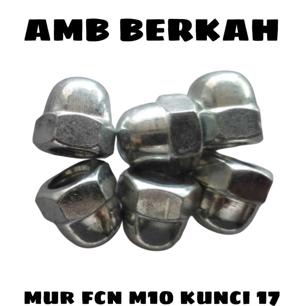 FLANGE CUP NUT/MUR TOPI M10 KUNCI 17