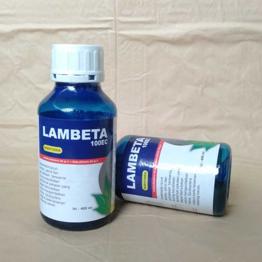 Insektisida LAMBETA 100EC - Lamda sihalotrin 50g/l + Beta siflutrin 50g/l - 400ML - Insektisida Racu