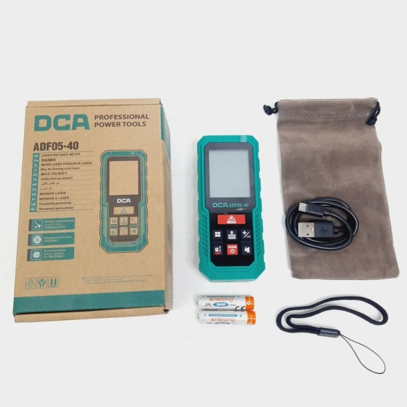 DCA ADF05-40 LASER DISTANCE METER / METERAN LASER 40 METER