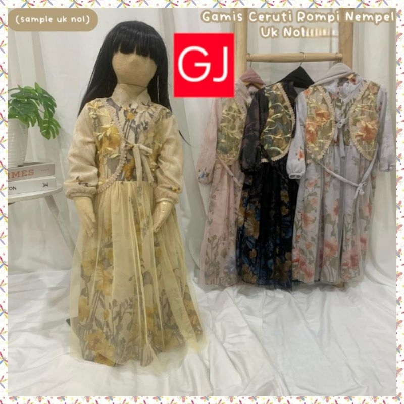 GAMIS MUSLIM Cerutti rompi ANAK perempuan