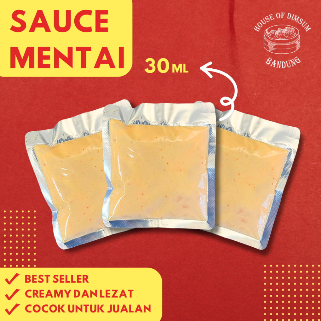 

Saos Saus Sauce Mentai Halal 30ml (harga untuk 1 sachet)
