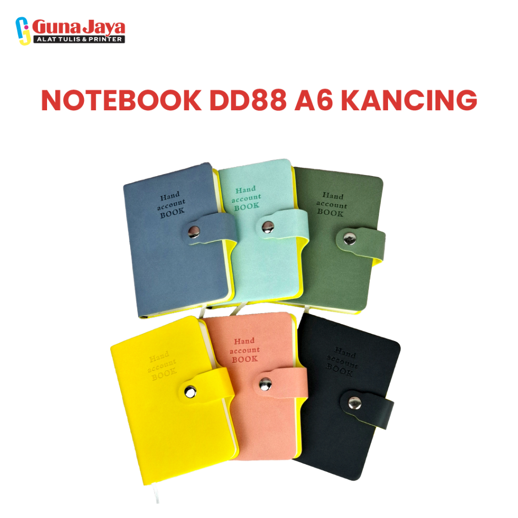 

NOTEBOOK DD88 A6 KANCING - BUKU CATATAN