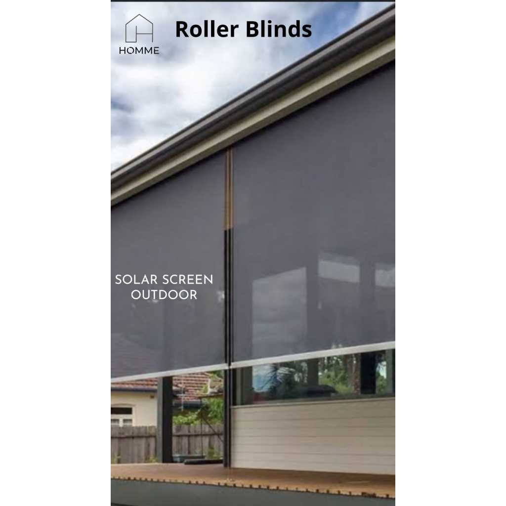 Roller Blind Sunscreen OutDoor-Tirai Gulung-Tirai Jendela-Gordyn Gulung