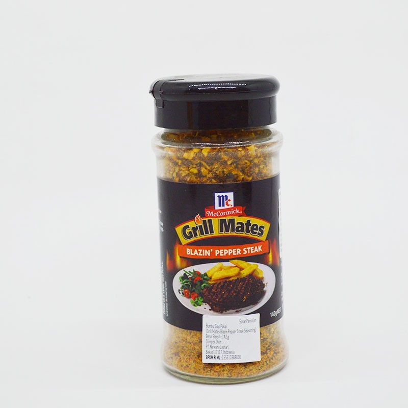 

MCCORMICK Grill Mates Blazin Pepper Steak Seasoning 142gr bumbu spice