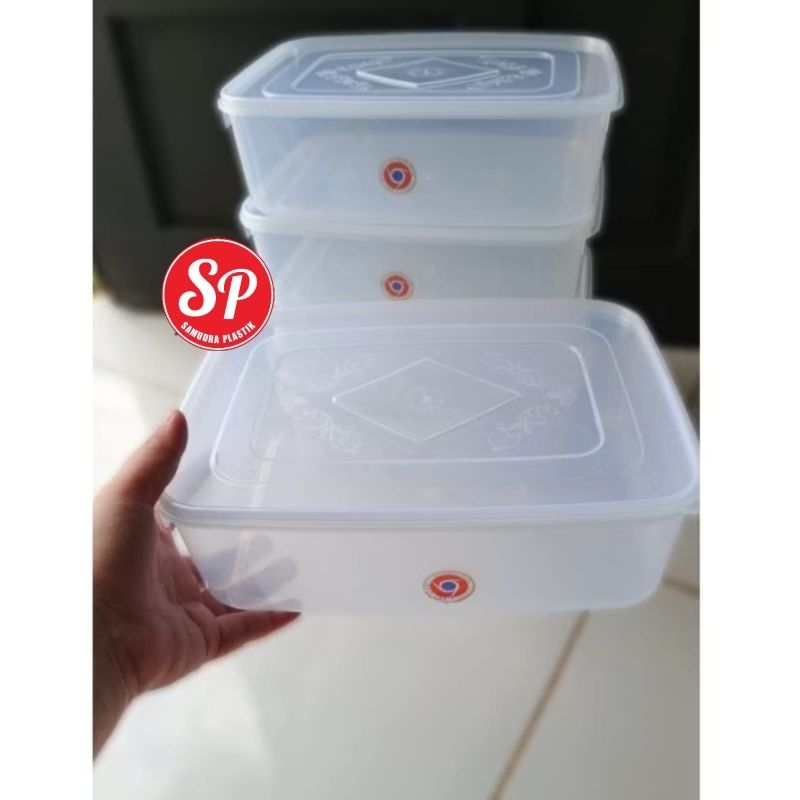 TOPLES TRANSPARAN SEGI 4 / TOPLES DONAT 3500ML