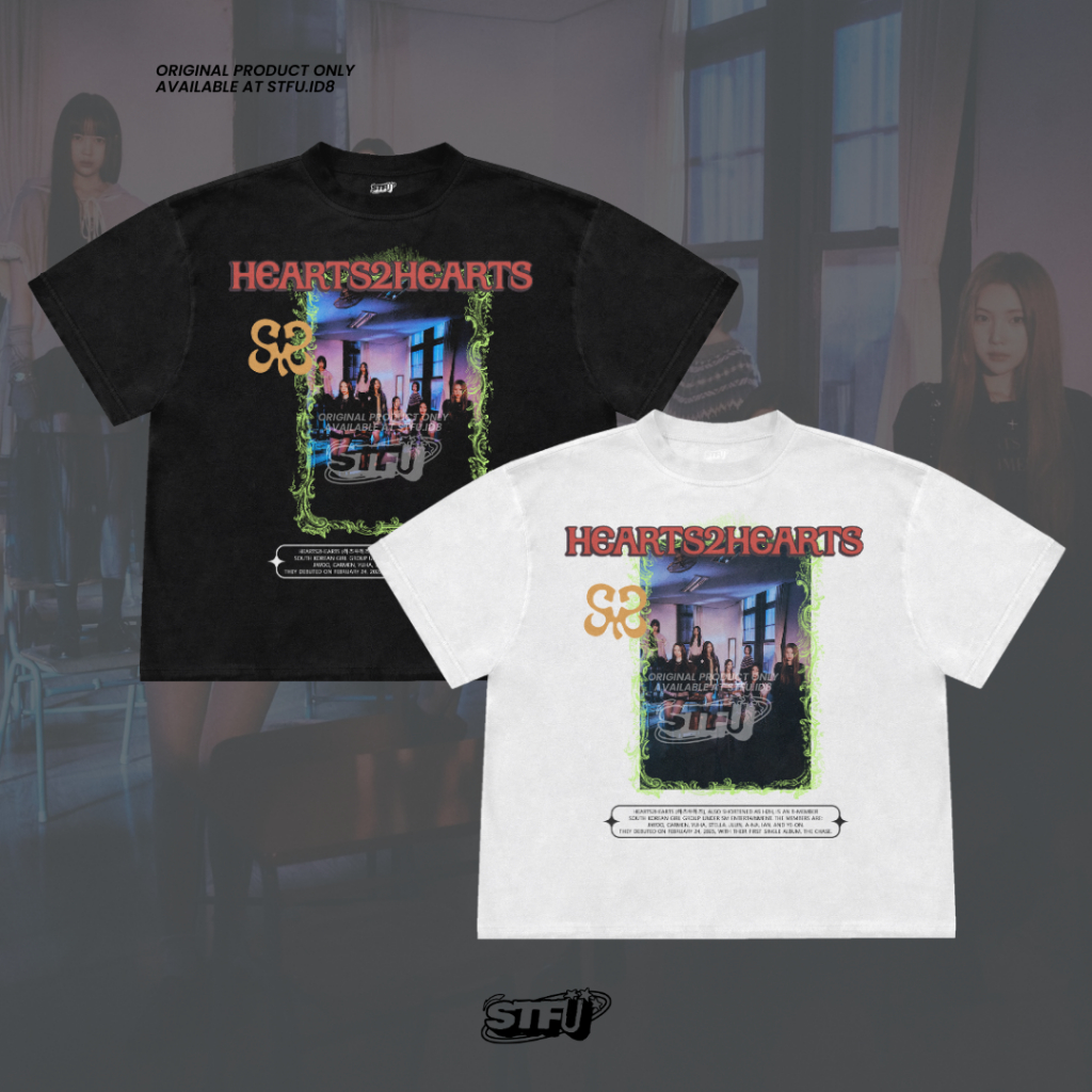 Boxy Oversize T-Shirt Hearts2Hearts H2H - STFU