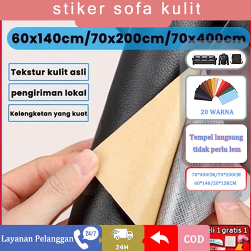 Sofa kulit Lem sofa kulit Sticker Kulit Sofa Leather Repair Sticker Cover Perbaikan Kulit Yang Rusa