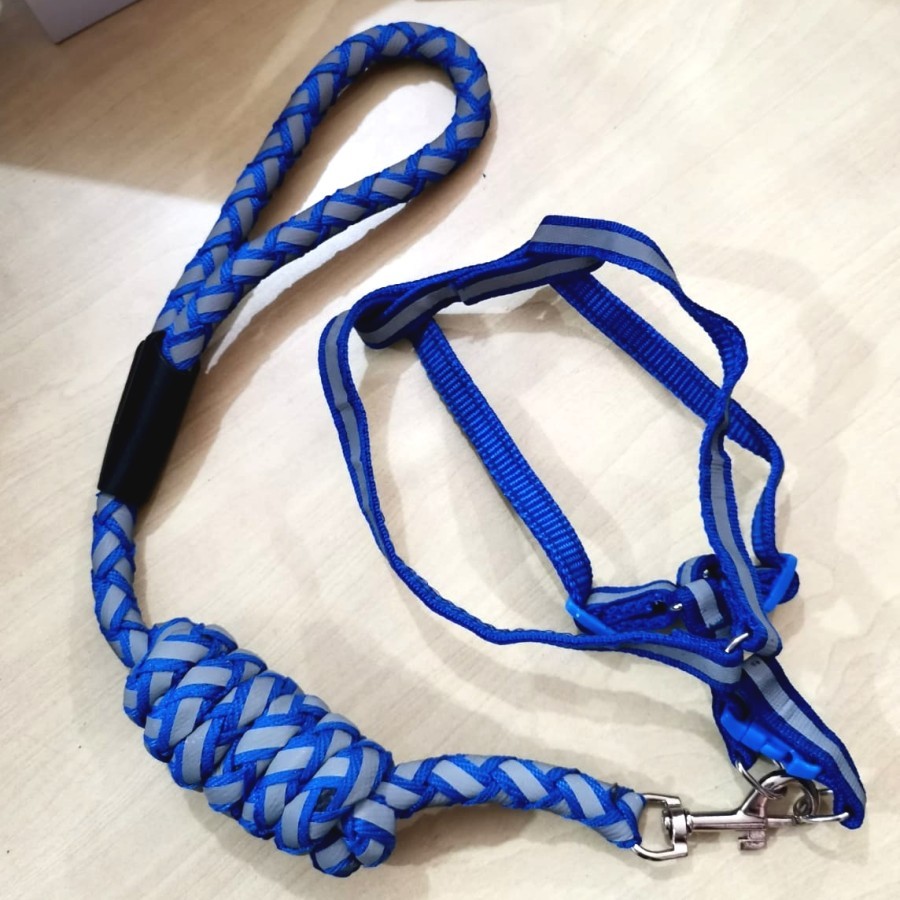 Tali + Harnes Untuk Anjing Kucing Kecil