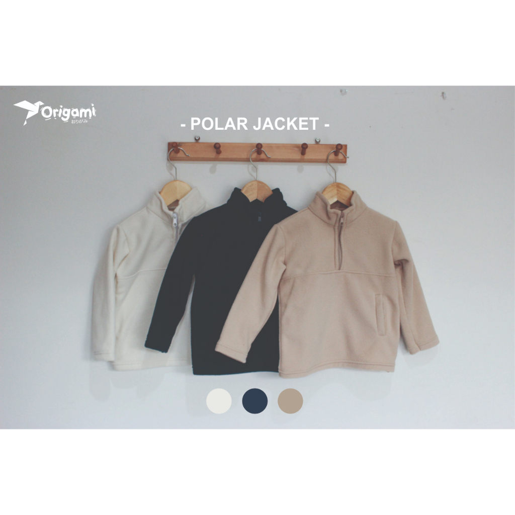 Jacket POLAR/Jaket beludru/Jaket Anak ORIGAMI