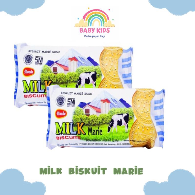 

monde milk biskuit Marie 125g