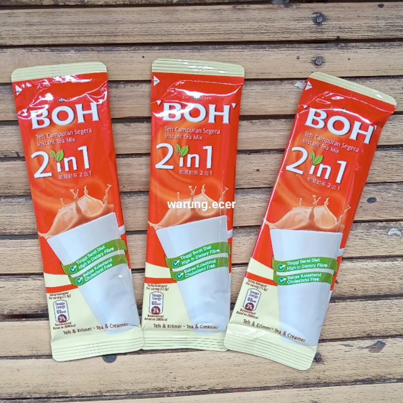 

ECERAN - BOH 2IN1 2 IN 1 TEA & CREAMER / TEH & KRIMER TANPA GULA (1 SACHET)