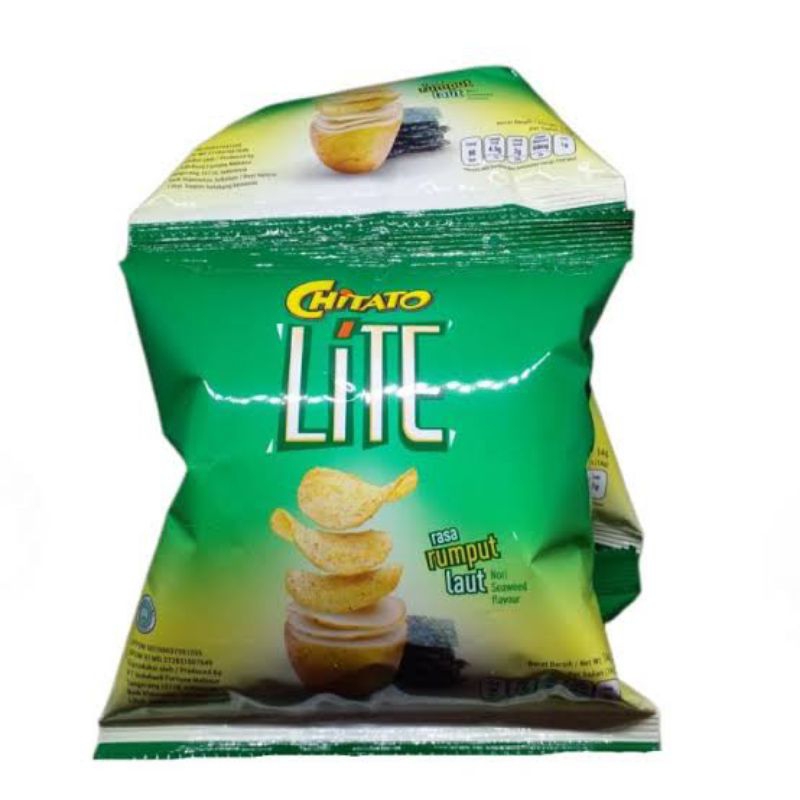 

CHITATO LITE NORI RASA RUMPUT LAUT SEAWED FLAVOR 15 G X 10 PCS Food Makanan Seaweed