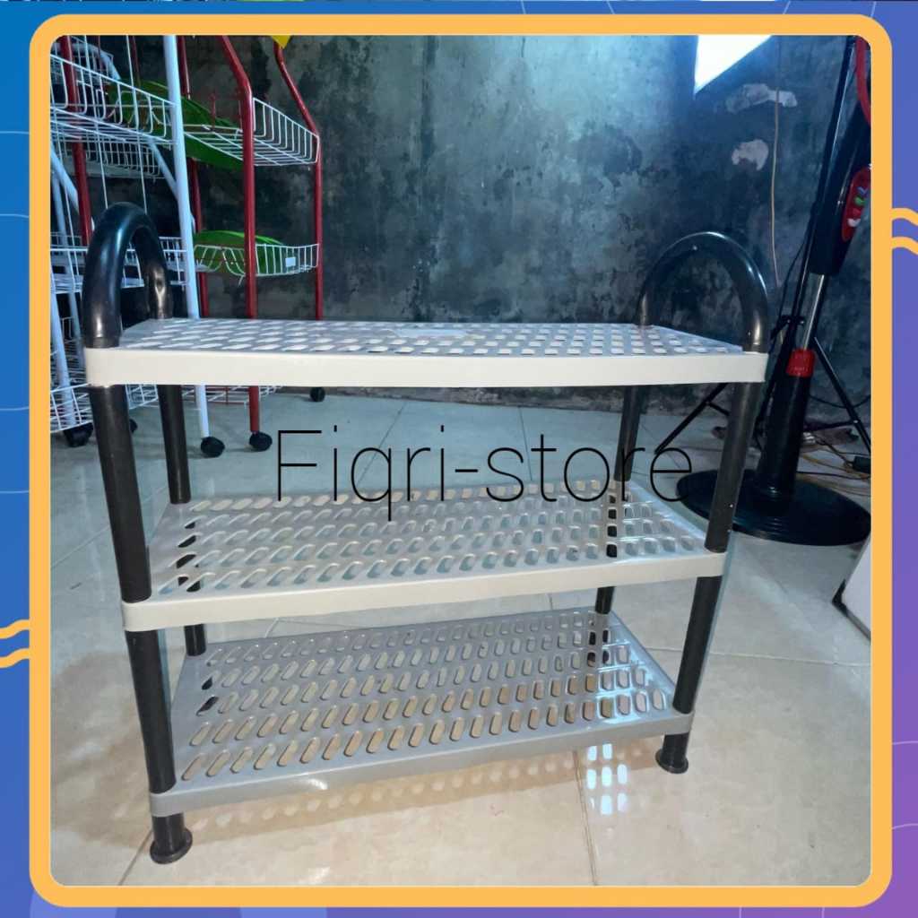 Rak Sepatu Susun 3/Rak Plastik/Rak susun