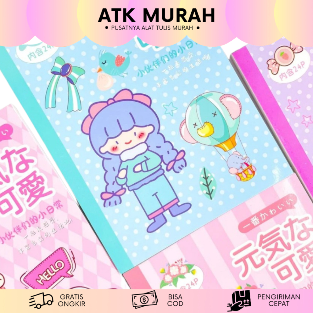 

BUKU STIKER ZKP-MS STICKER BOOK KREATIFITAS TERMURAH COD LUCU IMUT KADO UNIK ALAT-ALAT SEKOLAH AESTHETIC KOREA ORIGINAL