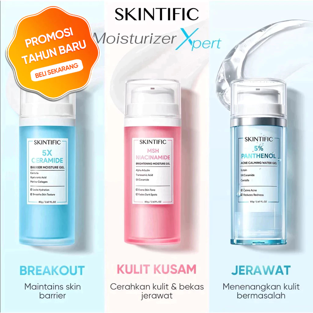 [Big Size] SKINTIFIC MSH Niacinamide Brightening Moisture Gel 80g / 5X Ceramide Barrier Moisture Gel