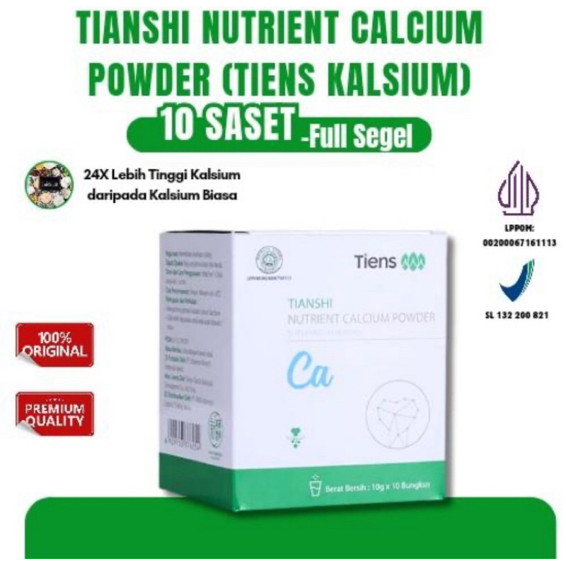 

Nhcp Calcium powder Original 100% 10 Sachet ll susu kesehatan tulang