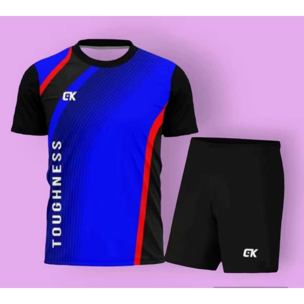 KAOS OLAHRAGA PRIA BAJU FUTSAL KAOS VOLI JERSEY OLAHRAGA FULL PRINTING BAJU VOLI KAOS BADMINTON PRIA