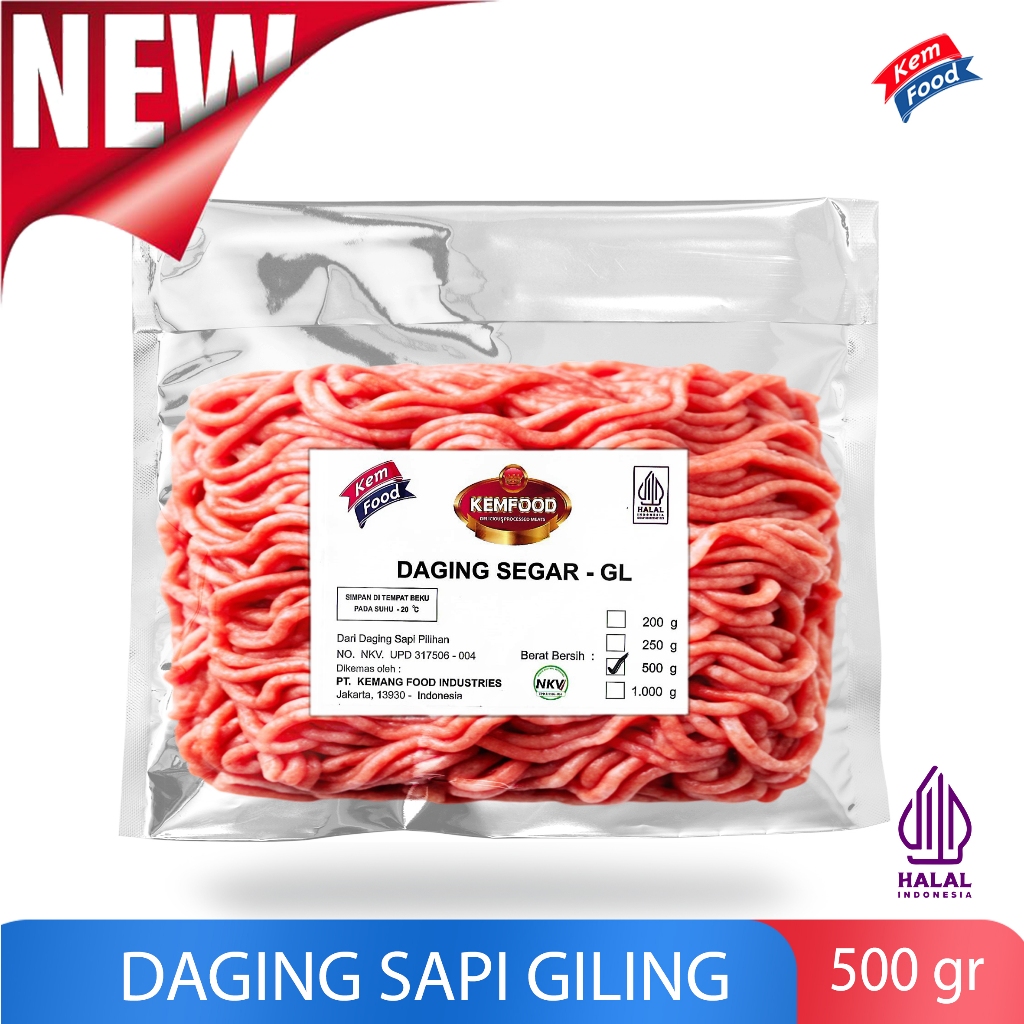 

Kemfood Daging Sapi Giling 80% - 500gr