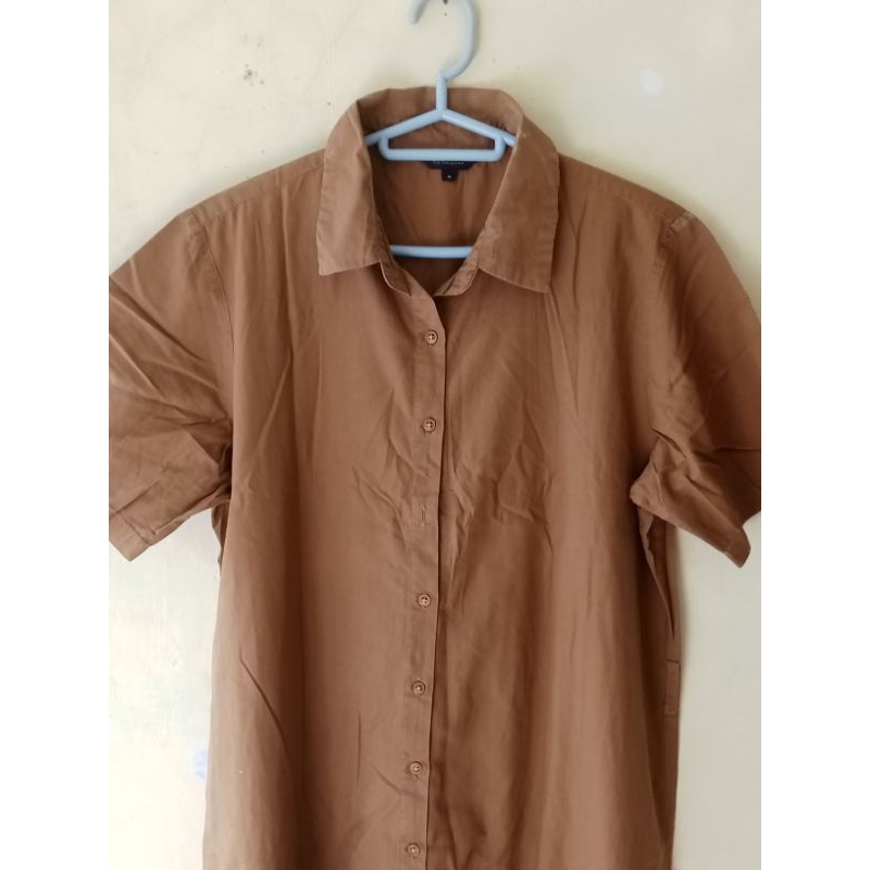 Dress Panjang Lengan Pendek