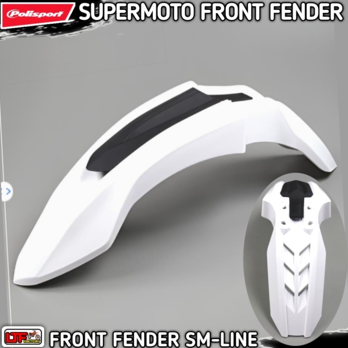 POLISPORT SM LINE UNIVERSAL FRONT FENDER COVER - SPAKBOR - SLEBOR DEPAN SET ADVENTURE TRAIL - SUMO S