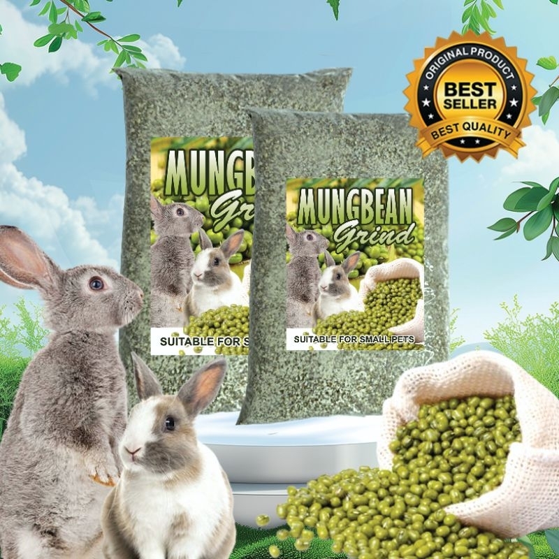 MUNG BEAN GRIND 1 KG - Makanan Hamster Bubur Kacang Hijau Untuk Bayi Hamster Induk Hamster Menyusui 