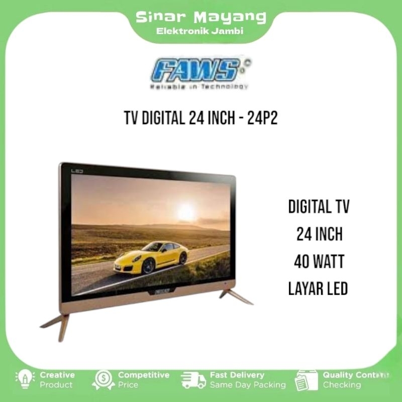 LED FAWS 24P2/ TV Digital 24 Inch FAWS/ LED TV Full HD FAWS