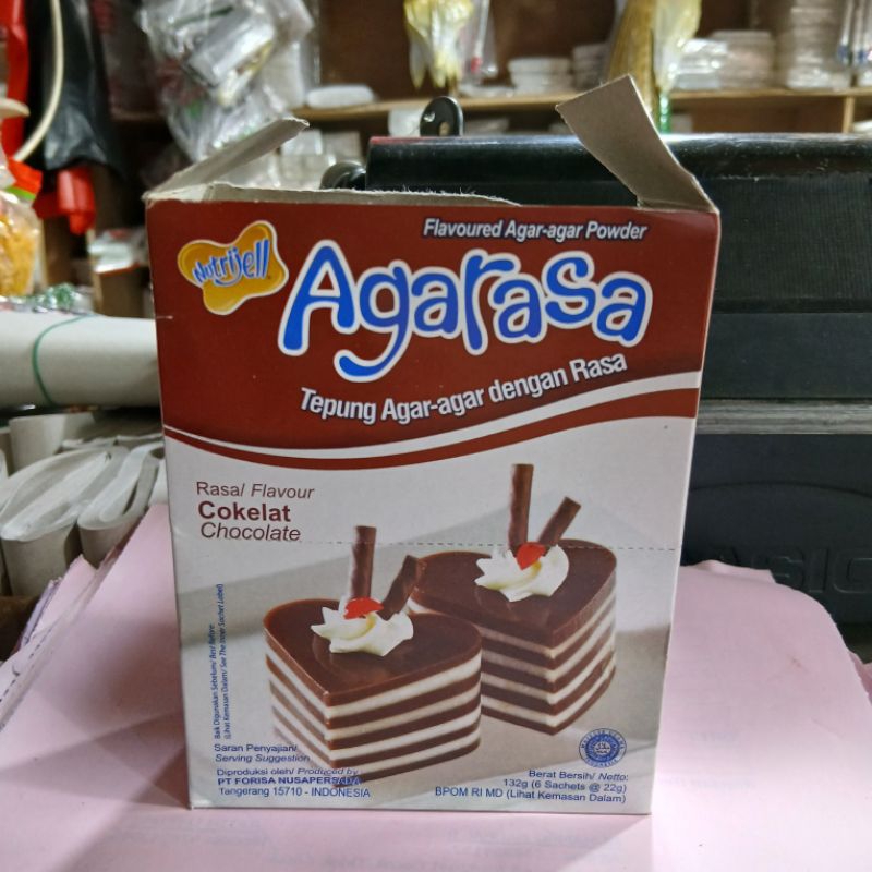 

Agarasa Coklat 22 Gram - 6 Pcs (1 Pak)
