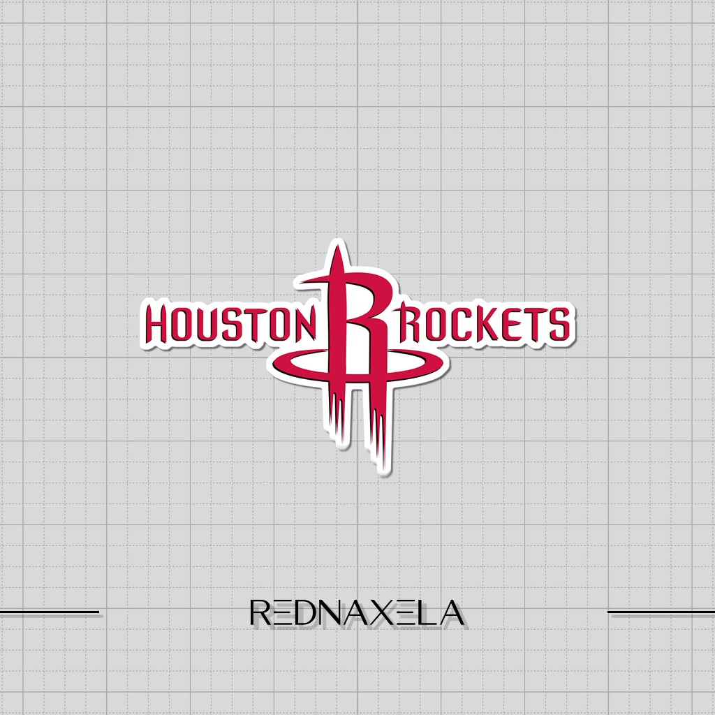 

Stiker Vinyl Houston Rockets NBA Stiker Koper Outdoor Stiker Laptop Waterproof Sticker