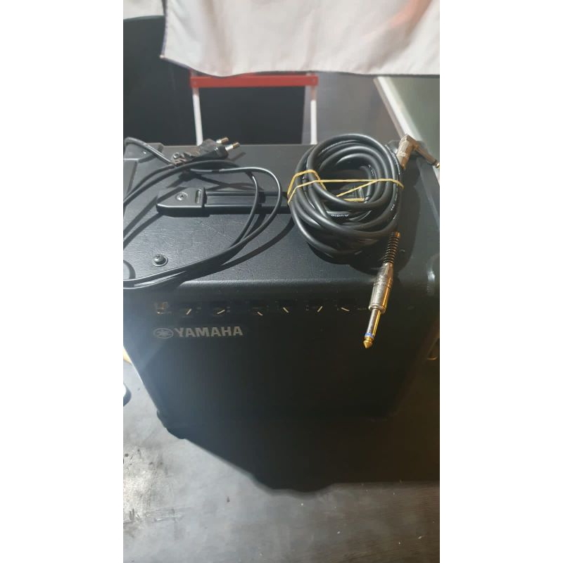 ibanez grx40 gitar listrik ori ampli yamaha GA15II