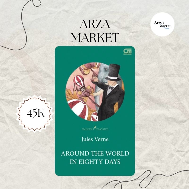 Novel Around The World In 80 Days - Sealed