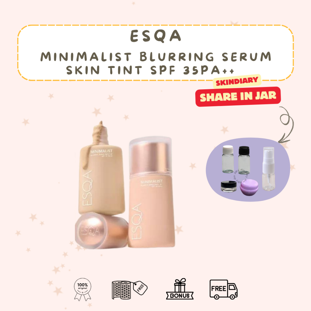 Share in Jar ESQA Minimalist Blurring Serum Skin Tint SPF 35 PA++