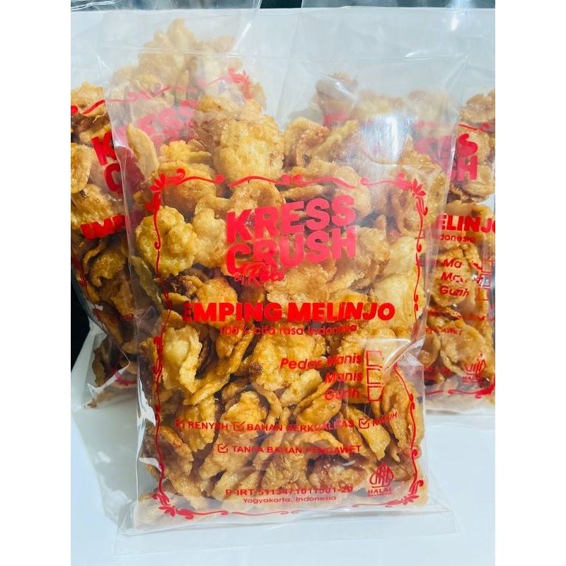 

KEMASAN EKONOMIS EMPING MELINJO PEDAS MANIS