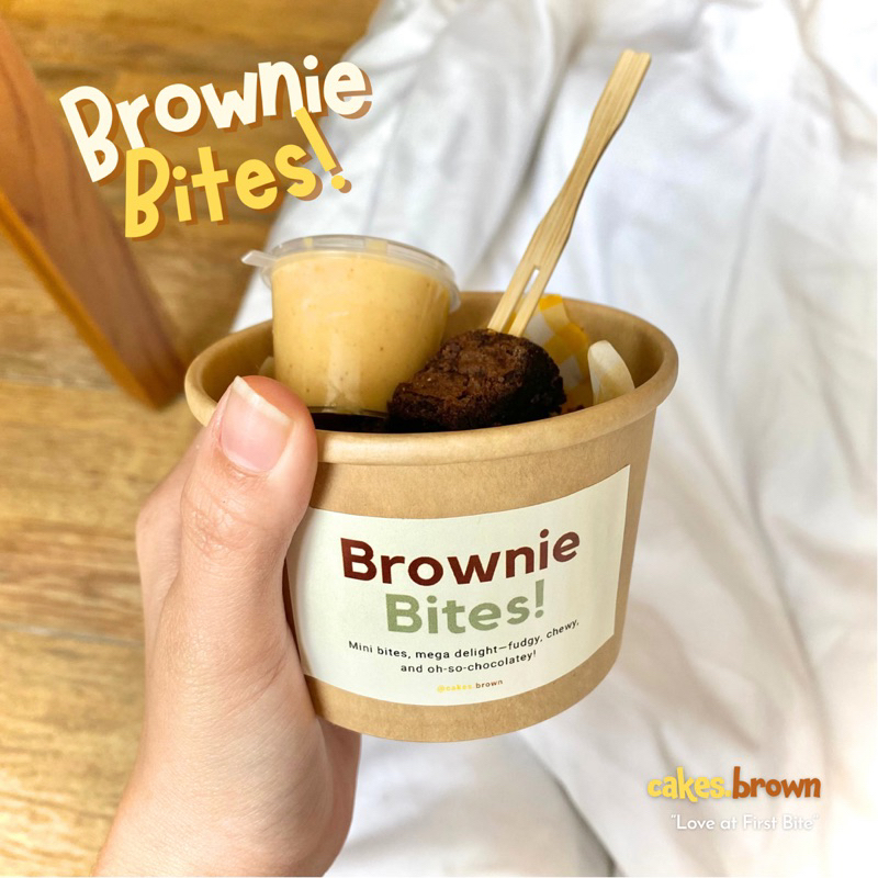 

BROWNIES BITES IN JAR IDUL FITRI HAMPERS By Cakes.Brown