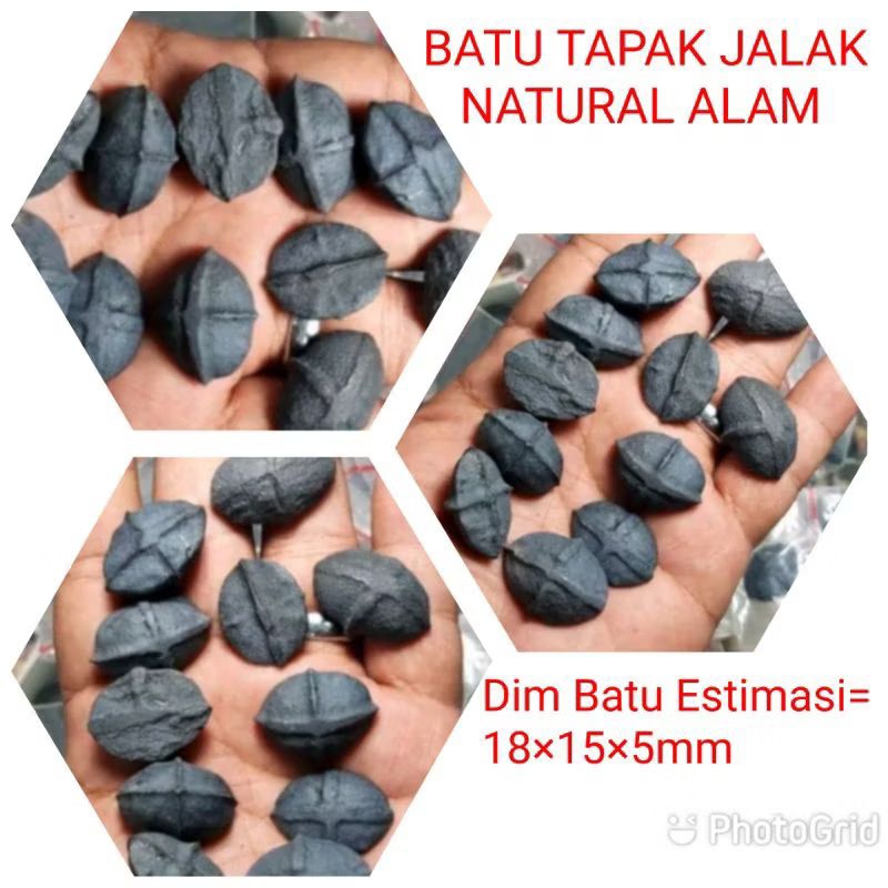 BATU AKIK TAPAK JALAK TIMBUL NATURAL ALAM