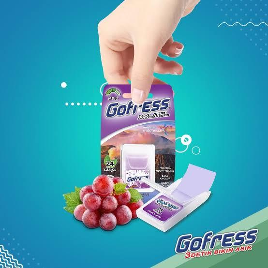 

Gofress Xylitol Rasa Anggur 24 lembar