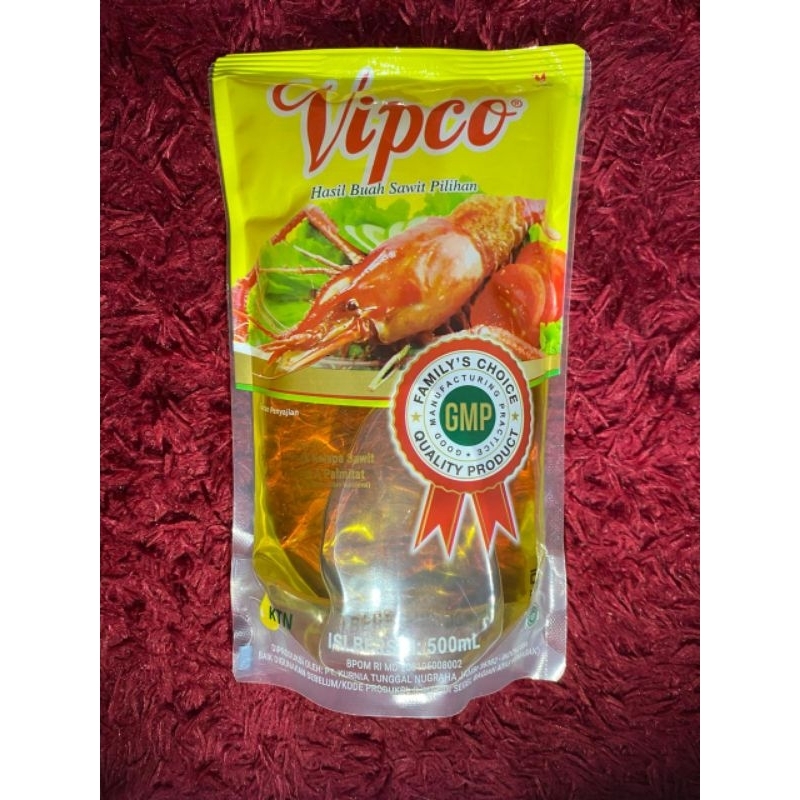 

Minyak Goreng Vipco 500ml jernih